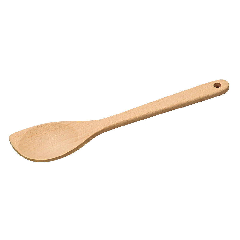 wooden spoon sturdy thick pointed, – sustainable of beech wood, made