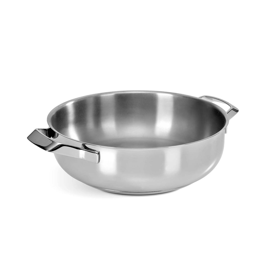 BARAZZONI Schmorkasserolle MY POT Edelstahl 24 cm mit Deckel 2,7 L