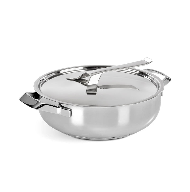 BARAZZONI Schmorkasserolle MY POT Edelstahl 24 cm mit Deckel 2,7 L