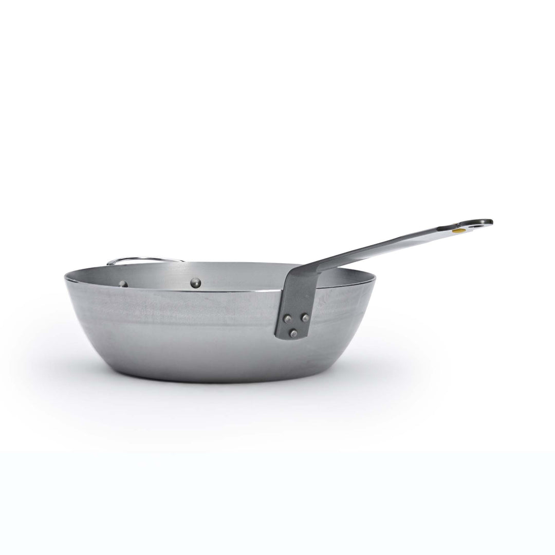 DE BUYER Bauernpfanne MINERAL B 32 cm Sauteuse Schwenkpfanne Eisenpfanne hoch