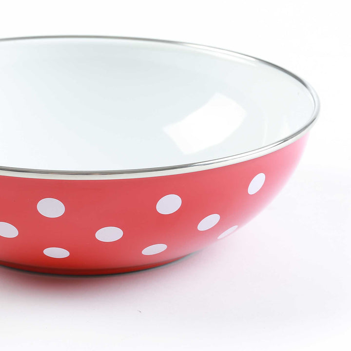 BELIS Bowl in acciaio smaltato DOTS 18 cm