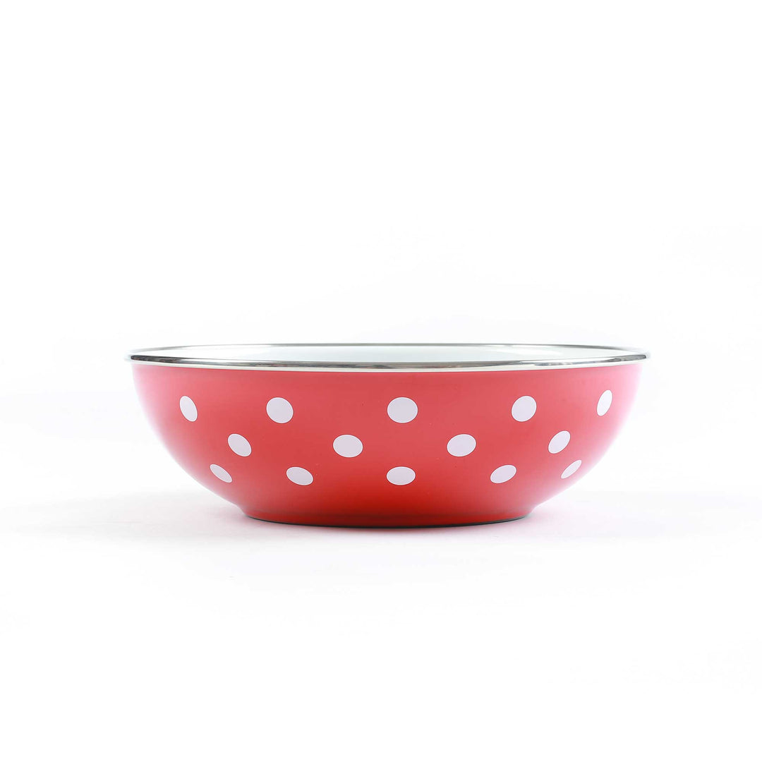 BELIS Bowl in acciaio smaltato DOTS 18 cm