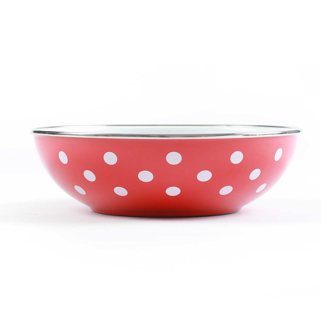 BELIS Bowl in acciaio smaltato DOTS 26 cm