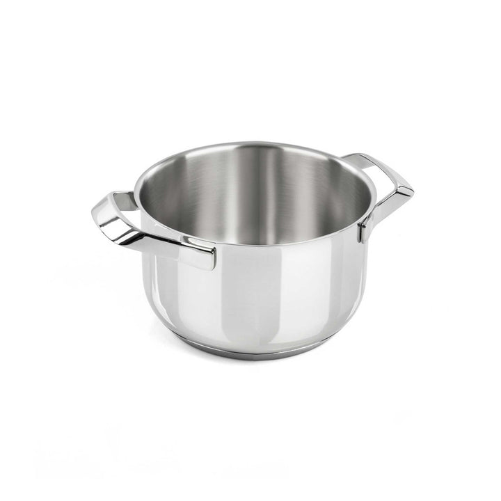 BARAZZONI Kochtopf MY POT Edelstahl 16 cm mit Deckel 1,4 L