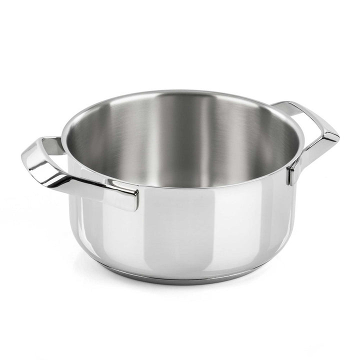 BARAZZONI Kochtopf MY POT Edelstahl 24 cm mit Deckel 4,5 L