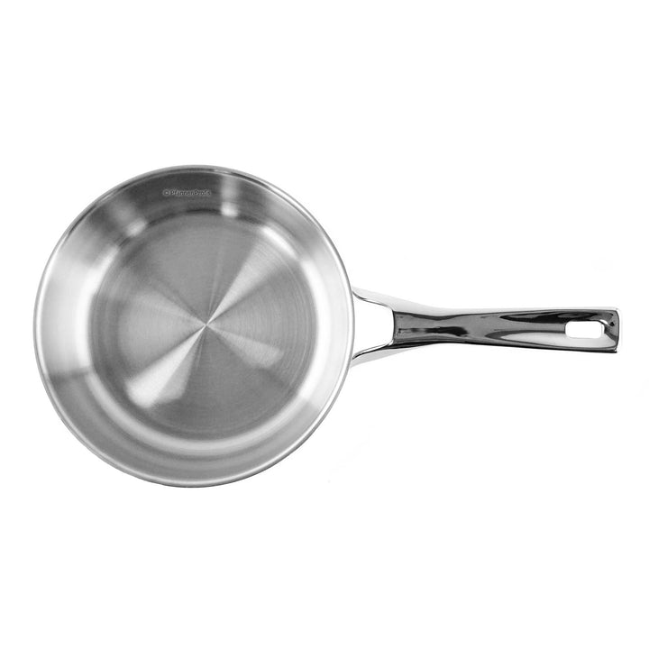 BARAZZONI Schmorpfanne MY POT Edelstahl 24 cm mit Deckel 2,7 L