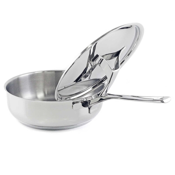 BARAZZONI sauté pan MY POT stainless steel 24 cm with lid 2.7 L