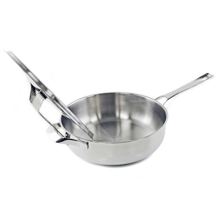 BARAZZONI Schmorpfanne MY POT Edelstahl 28 cm mit Deckel 4,4 L