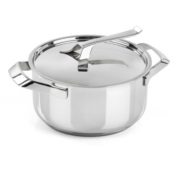 BARAZZONI Kochtopf MY POT Edelstahl 24 cm mit Deckel 4,5 L