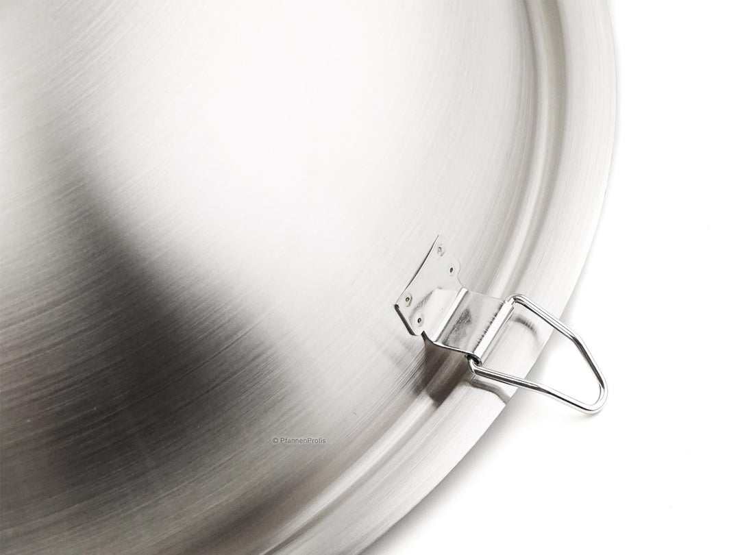 carbon seasoning – steel without Iron without coating lid wok with