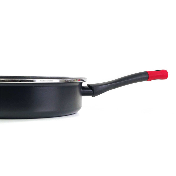 VITRINOR steel enamel non-stick deep frying pan KILAUEA 28 cm "iTemp" with lid