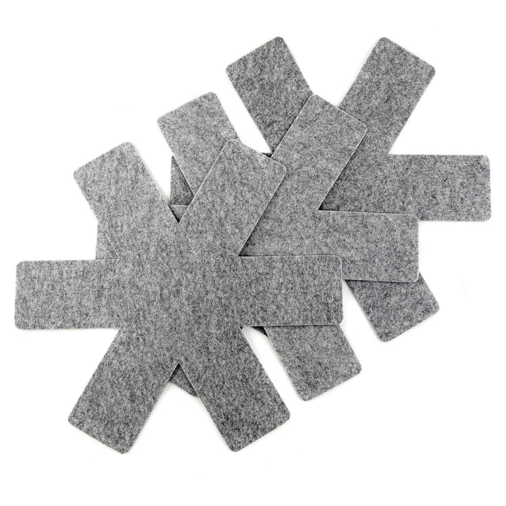 Pan protector set 3-piece felt trivets spacer pads 