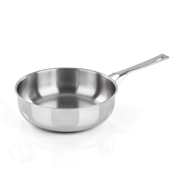 BARAZZONI Schmorpfanne MY POT Edelstahl 24 cm mit Deckel 2,7 L