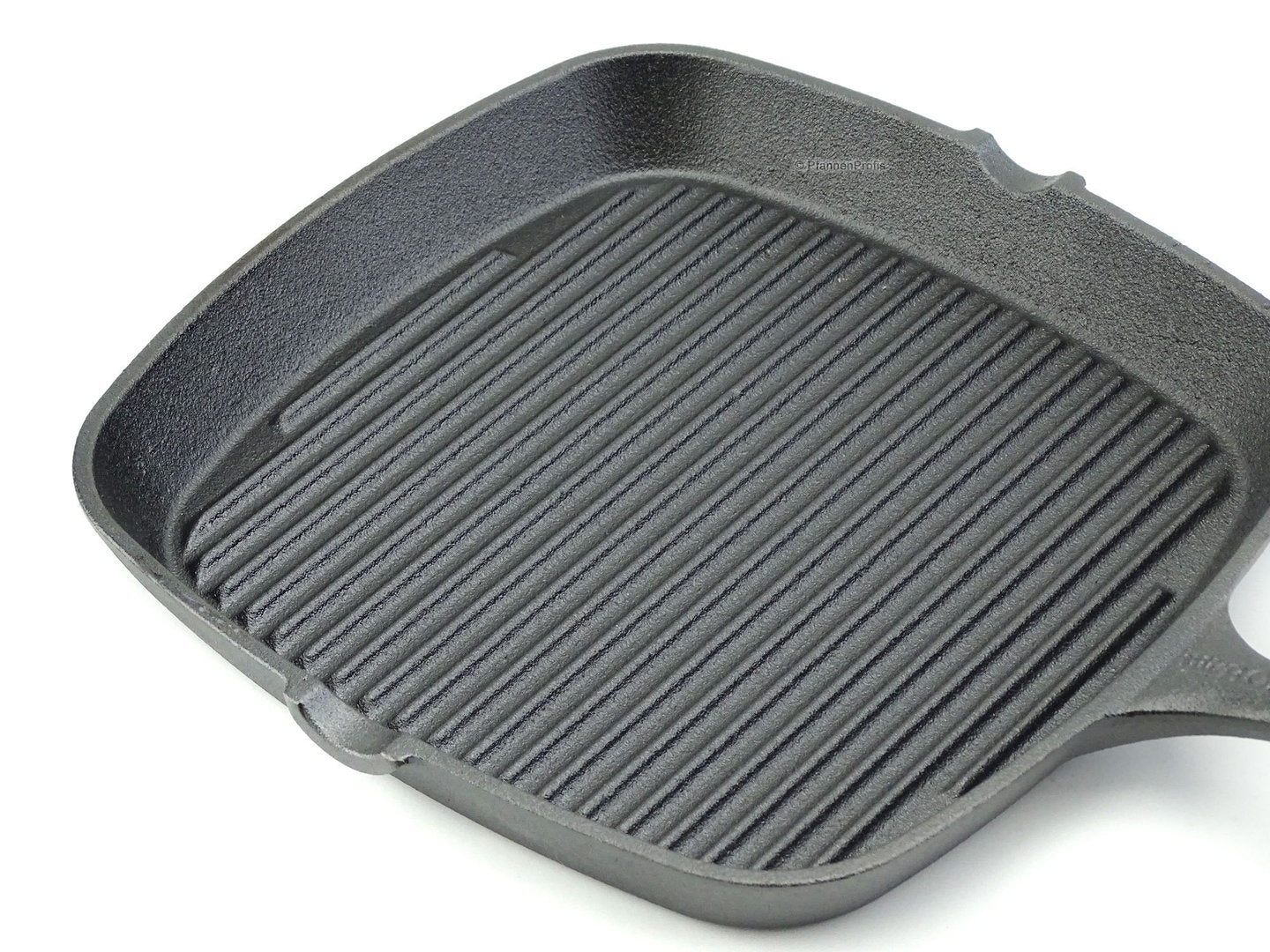 grillpan cast iron square small pre seasoned pfannenprofis