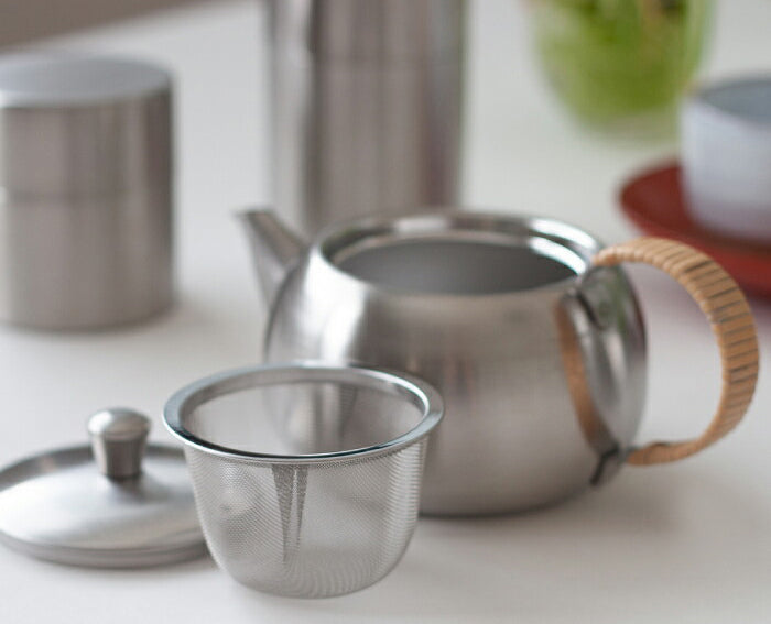 Stainless steel teapot outlet set